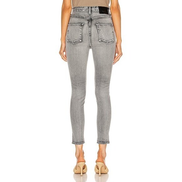Moussy Vintage Carmel Rebirth Skinny Hi in Grey High Rise Size 29 - Picture 4 of 10
